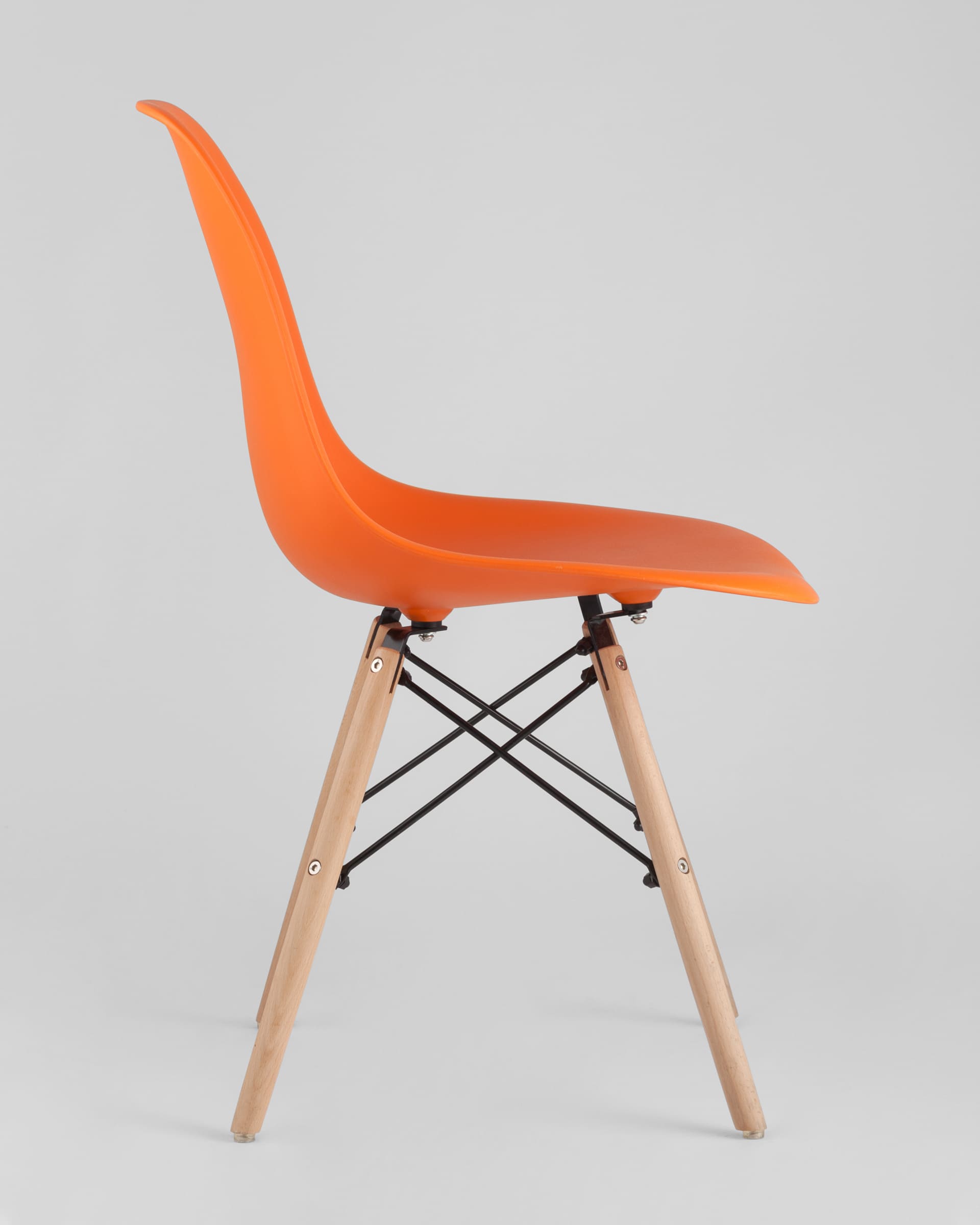 Комплект стульев Eames DSW оранжевый x4 шт