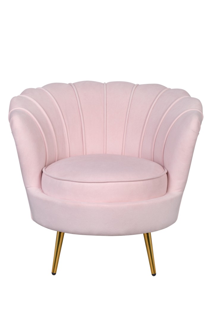 Низкое кресло Pearl Pink V2 Розовый