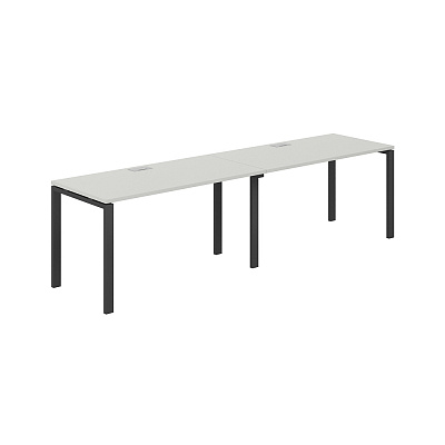 Рабочая станция s-b-s Norden Сигма (м/к 60х30) 2800х700х750 SG.225.SH.63.AN Серый Бархат / Антрацит