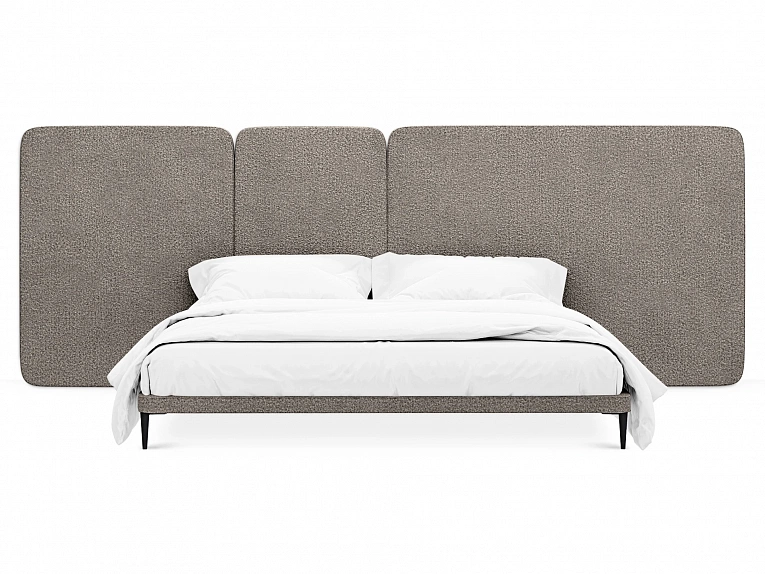 Кровать OgogoHome Licata 961650 коричневый
