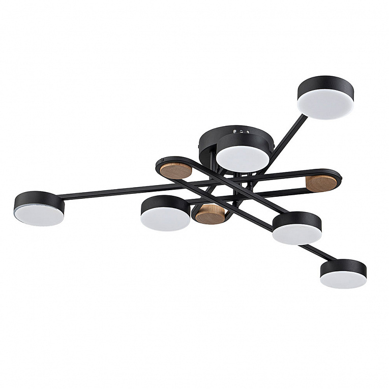 Люстра на штанге ARTE LAMP TAYGETA A2455PL-6BK