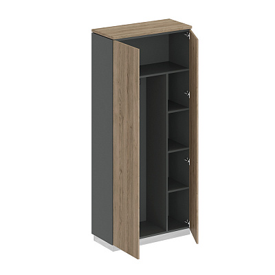 Шкаф для одежды с полками City / Сити Юнитекс СИ 306 ДС АР ДС